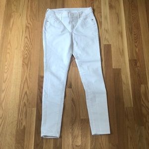 Old Navy Super Skinny White Jeans